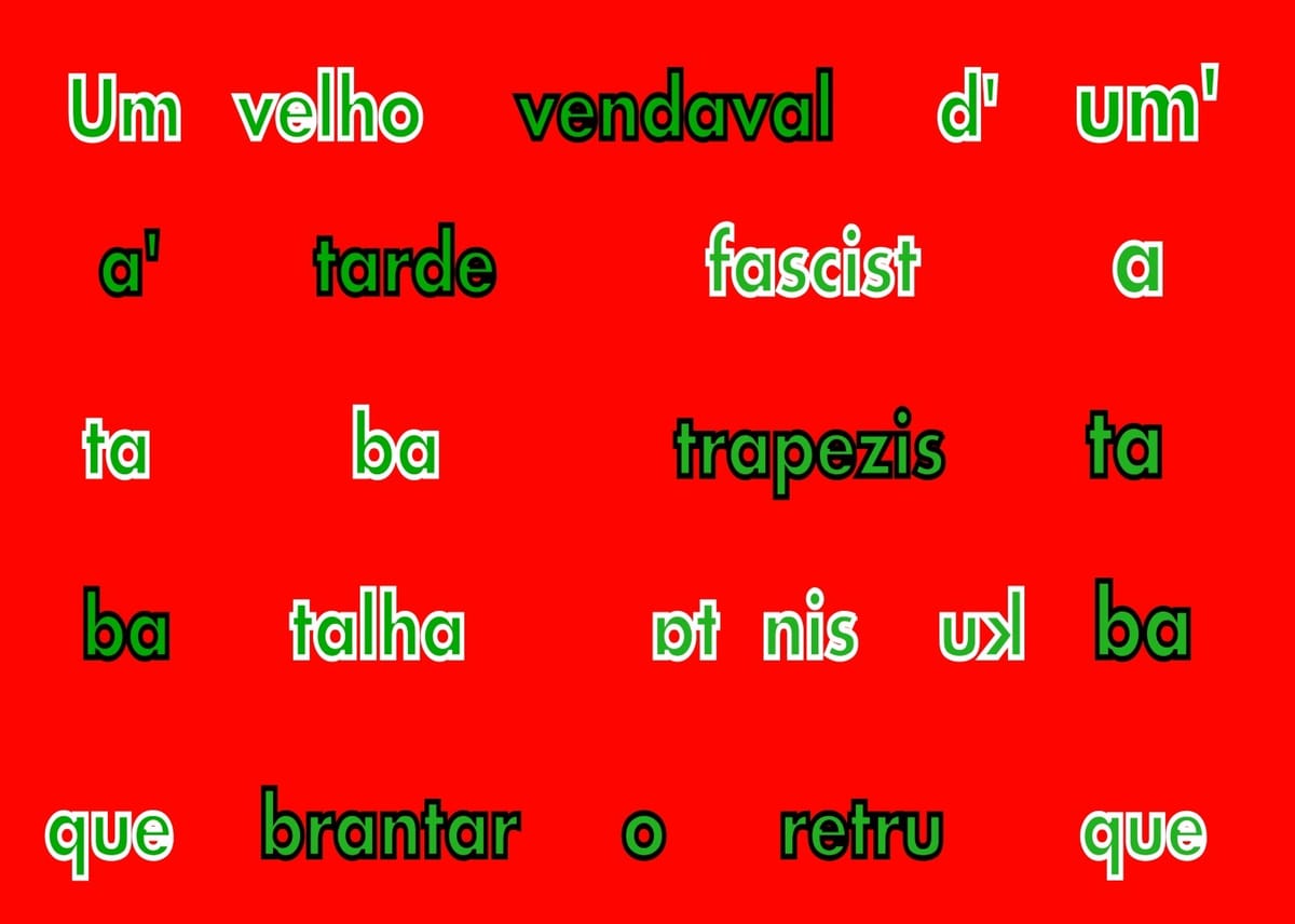 Fanzine Poemas Anti Cinza